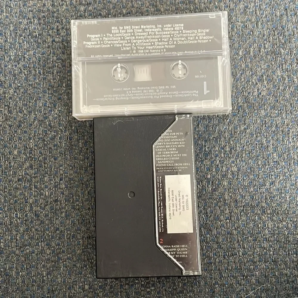 Sam Kinison & Roxette cassette tapes - Picture 2 of 3